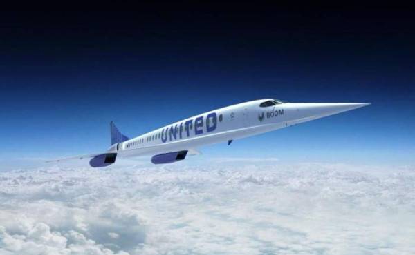 United Airlines encarga 15 aviones supersónicos a la startup Boom Supersonic