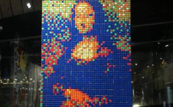 ‘La Mona Lisa’ en cubos de Rubik fue subastada por US$ 519.417