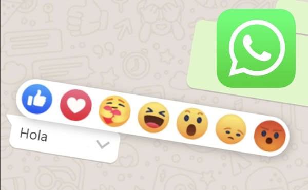 Las reacciones a los mensajes de WhatsApp ya están disponibles
