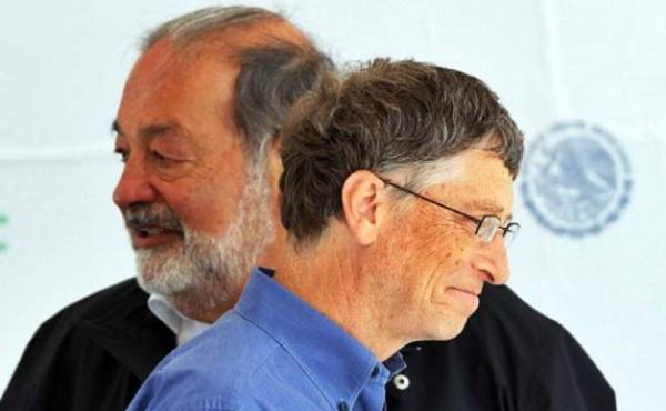 Carlos Slim y Bill Gates. (Foto: Archivo)