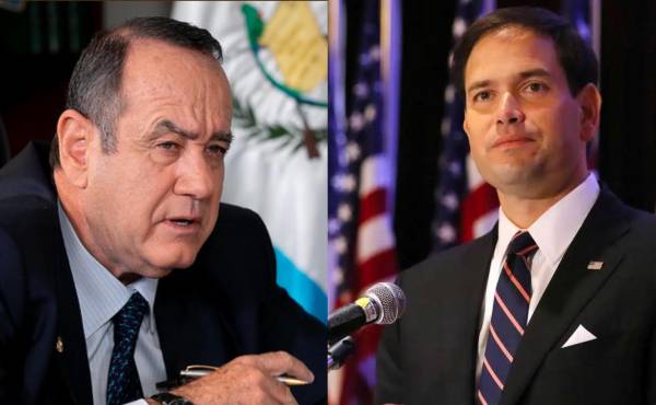Presidente de Guatemala y senador Marco Rubio conversan de migración