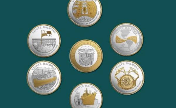 Circularán monedas conmemorativas del Canal de Panamá