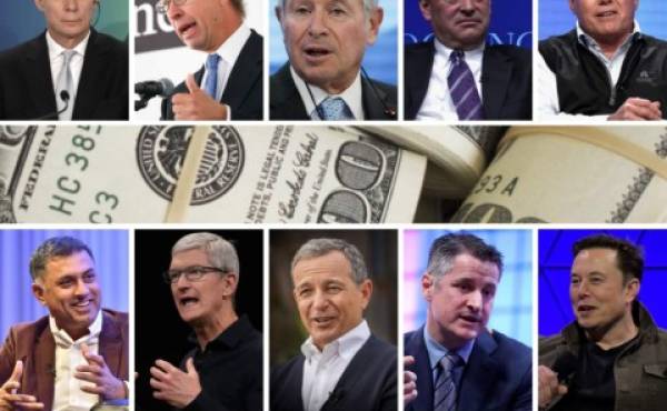 Los 10 CEO mejor pagados del mundo en 2019