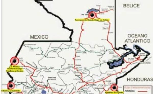 Protestas en Guatemala bloquea frontera con El Salvador