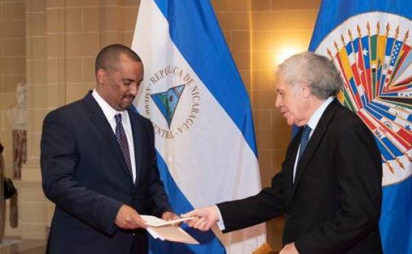 Nuevo embajador de Nicaragua presenta credenciales ante la OEA