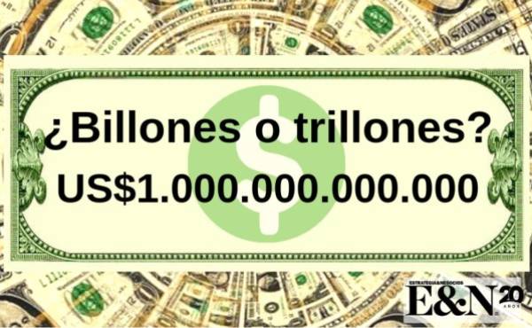 ¿Billón o 'trillion'? El idioma cambia las cifras