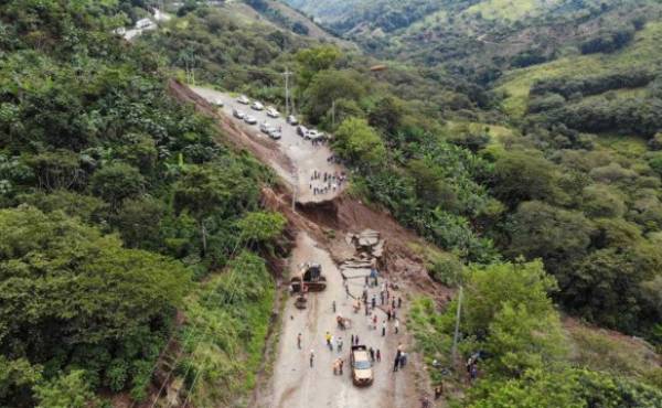 Honduras: Aceleran trabajos para rehabilitar paso en la CA-4