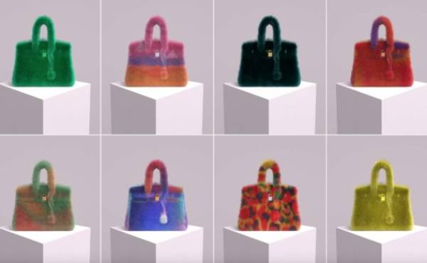 Hermès denuncia a artista estadounidense que vende NFT con la forma del bolso Birkin