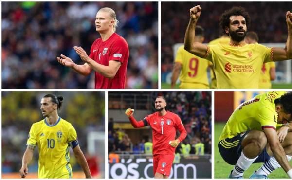 Estas son las grandes figuras que no estarán en el Mundial de Qatar 2022, tras no clasificar con su Selección.