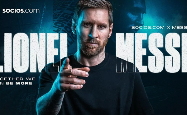 Messi se convierte en Embajador Global de Socios.com, la plataforma de los Fan Tokens