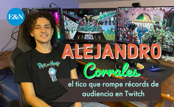 Alejandro Corrales: El tico que rompe récords de audiencia en Twitch