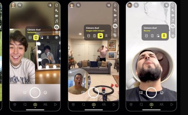 Snapchat lanza Dual Camera, una función para utilizar las lentes frontal y trasera al mismo tiempo
